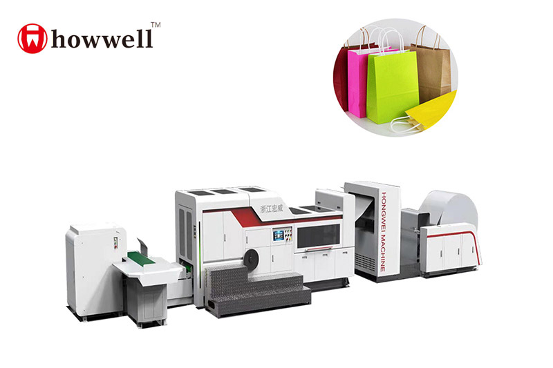 Square bottom paper bag bag making machine Zhejiang